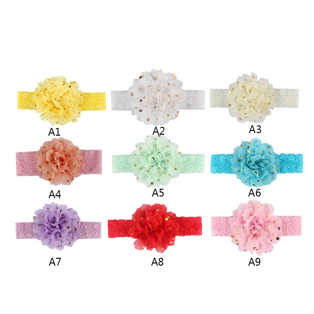 Шифоновая повязка на голову для детей новорожденных девочек|Аксессуары волос| |