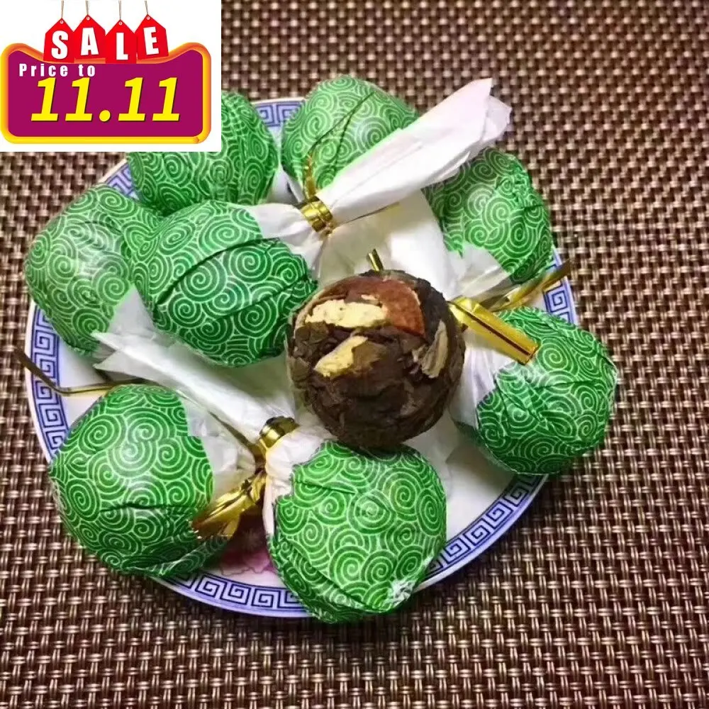 Fuding Новый клубный белый чай Chen Pei Long Zhu Ball Tea Xiaotuo Shoumei Старый шоколад 250 г