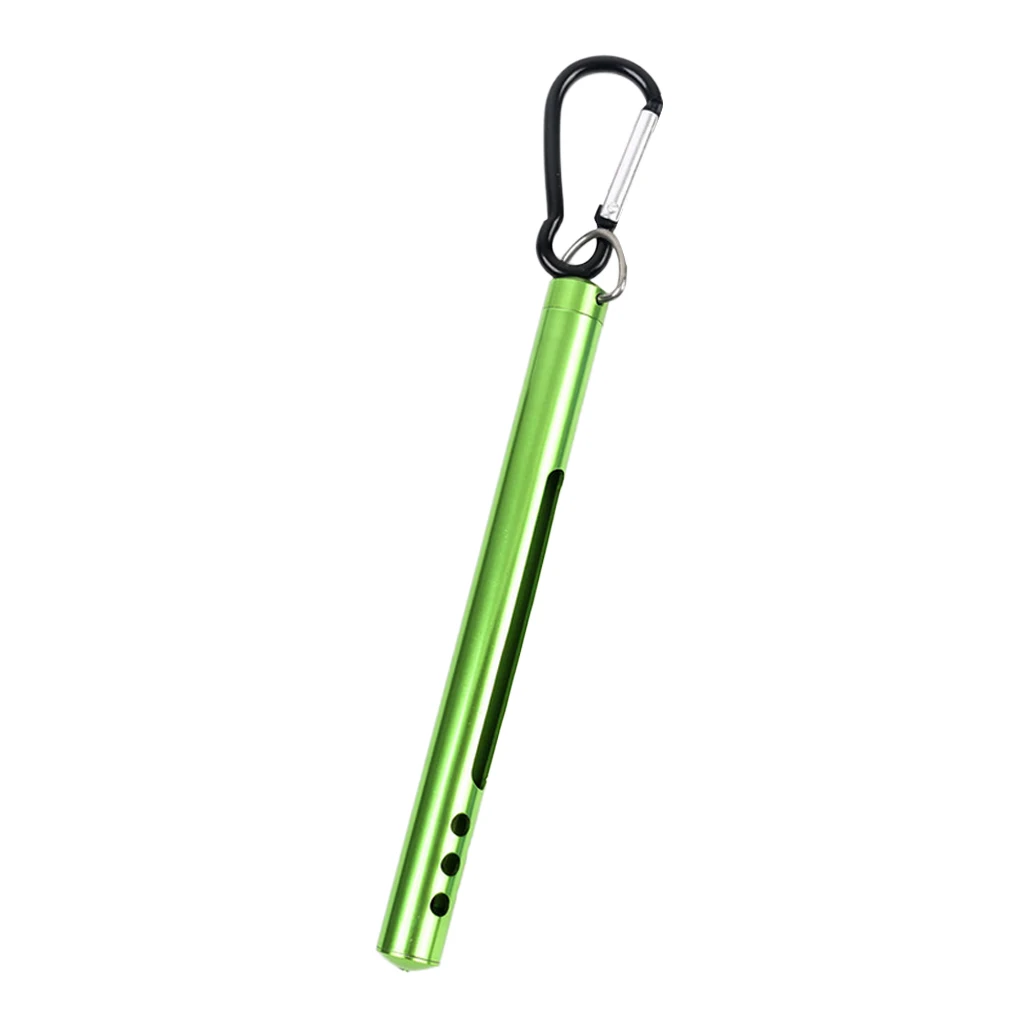 

Stainless Steel Case Fishing Water Thermometer Fishing Accessory & Carabiner