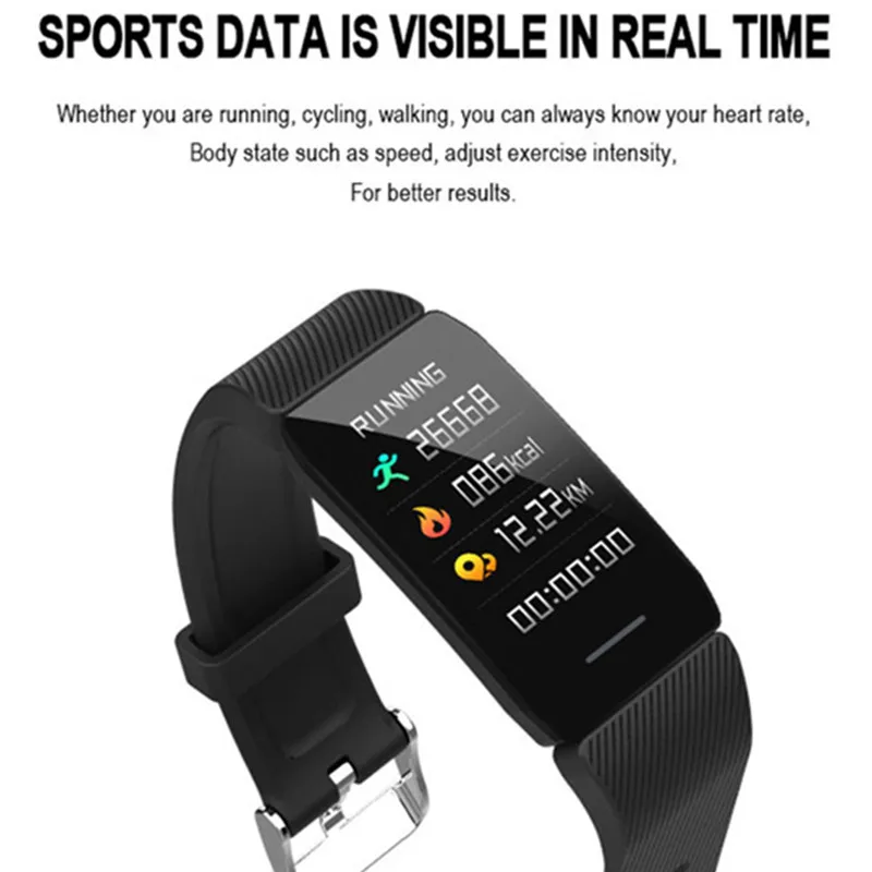 Смарт-браслет с измерением пульса и давления 40 # | Электроника