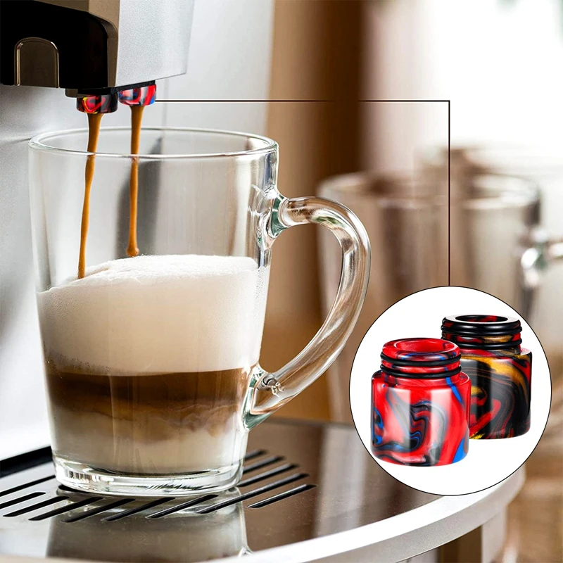 6 шт. каучуковый 810 дрип-Тип Замена Стандартный наконечник Крышка для льда кофе