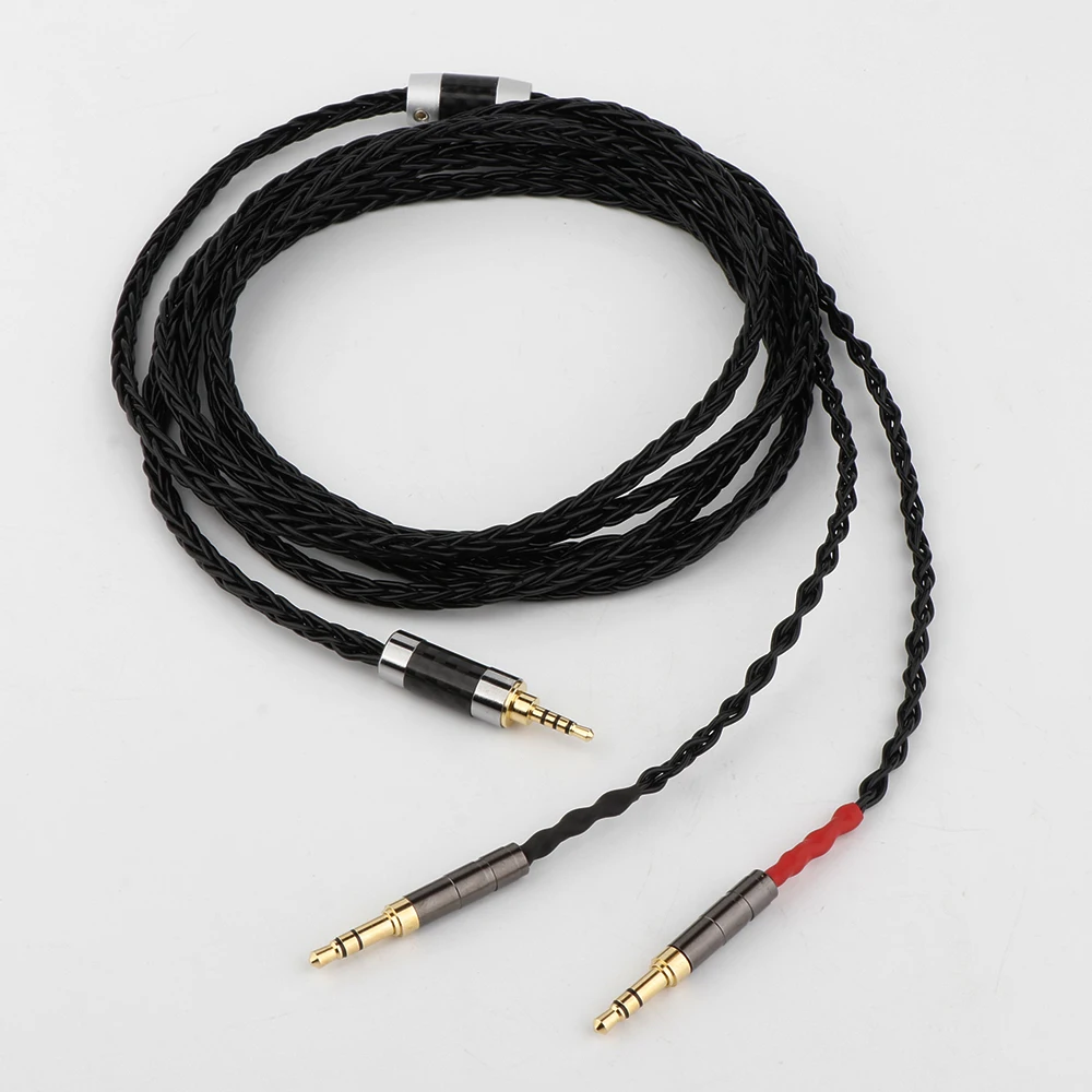 

Посеребренный Hi-Fi кабель для наушников, 4,4 мм до 2x3,5 мм