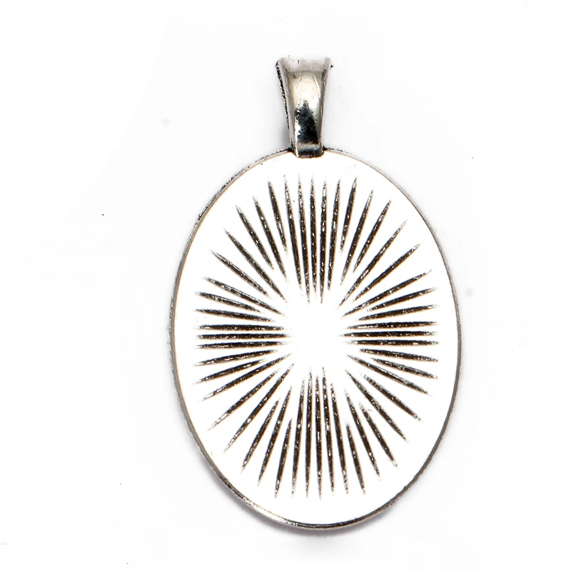 10 шт. 18x25 мм античные бронзовые металлические овальные заготовки Кабошоны