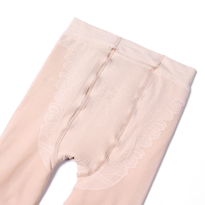 Зимние осенние двухслойные колготки эластичные теплые с высокой талией