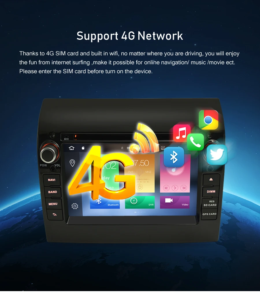4G ram Android 9,0 автомобильный Радио dvd-плеер gps Мультимедиа Стерео для Fiat Ducato 2008- Citroen Jumper peugeot Boxer навигация