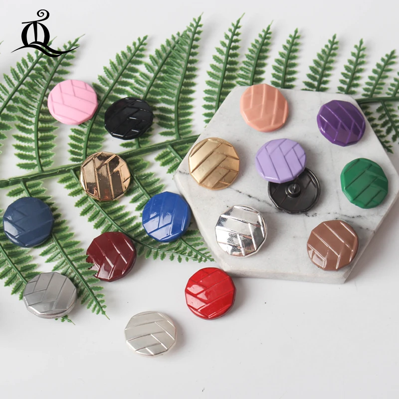 1 шт. 22 мм Роскошные металлические пуговицы высокого класса 17 цветов модные