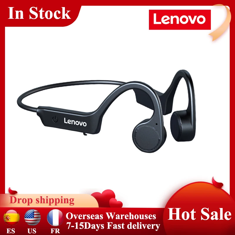 

Lenovo X4 Wireless Headphone Bone Conduction Bluetooth 5.0 Earphone Sport Waterproof Sweatproof Dustproof 150mAh Battery Headset