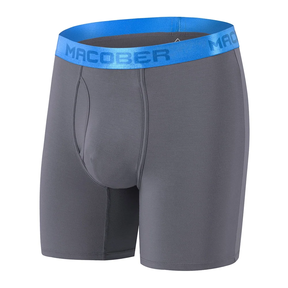 Mens Underwear  Shorts Boxers Loose  Male Classic Solid Color 3 PCS