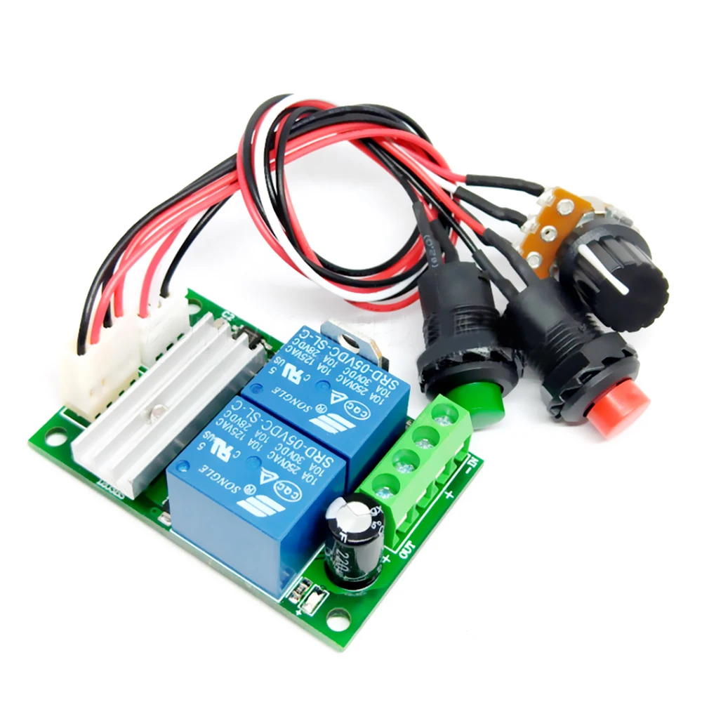 DC 6V 12V 24V PWM DC motor speed controller forward and reverse switch Linear actuator motor controller adjustable Speed Control