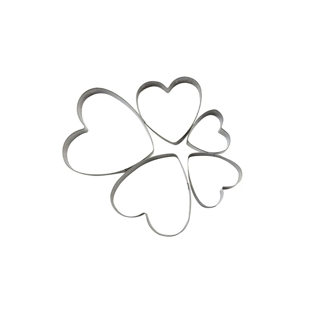 5 шт./компл. Нержавеющая сталь торта печенье формы резак для печенья мастики