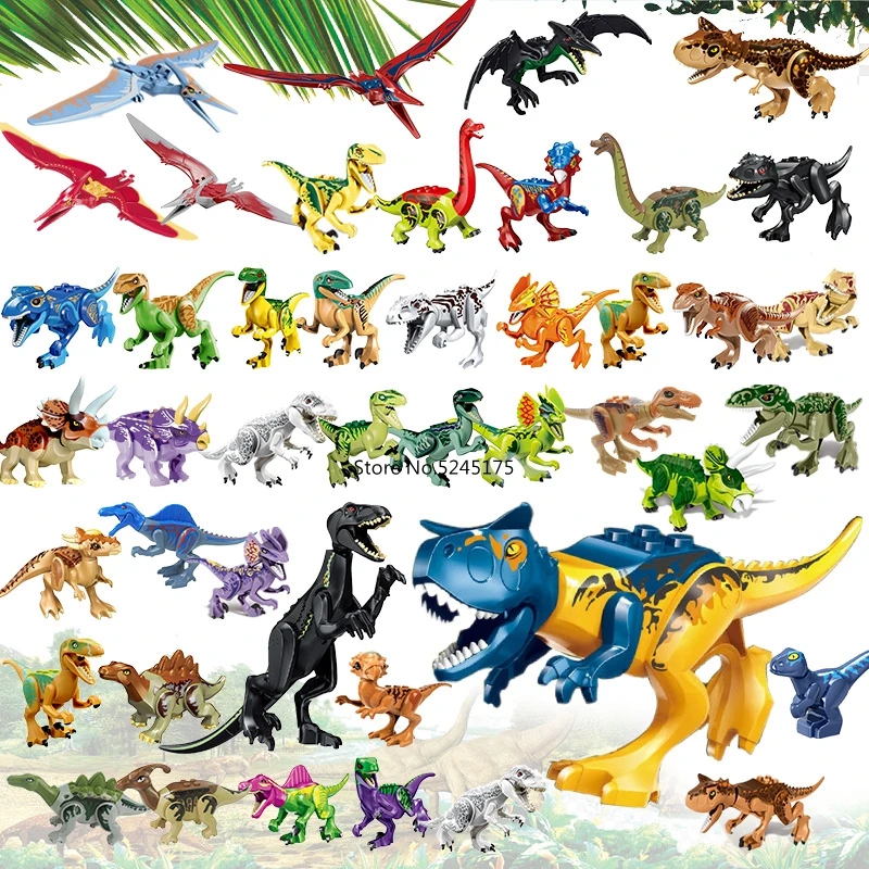 Парк Юрского периода мир динозавров фигурки тираннозавра Велоцираптор