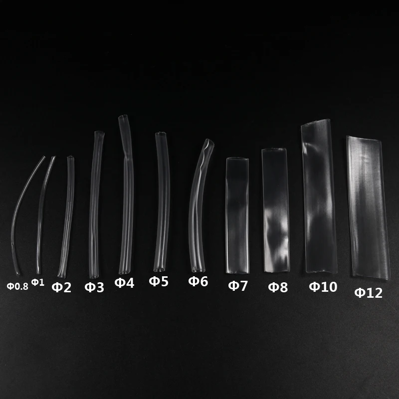 Прозрачные трубки для ловли карпа 50 шт. силиконовые термоусадочные Chod снаряжение
