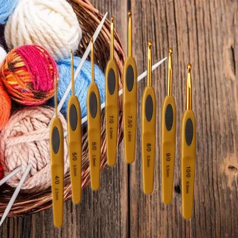 8 шт./набор алюминиевые спицы для вязания | Дом и сад
