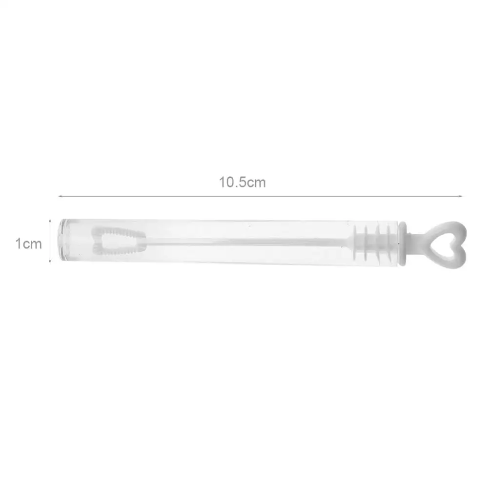 

60/100pcs Love Heart Wand Tube Bubble Soap Bottle Playing Fun kid Toy Wedding Decor Compact and Portable Carry Convenient