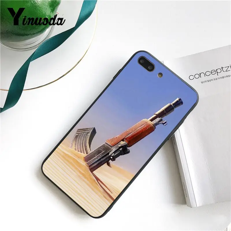 Yinuoda Пуля для ружья мягкий черный чехол телефона iPhone 5 5Sx 6 7 7plus 8 8Plus X XS MAX XR 10 11 Pro Max |