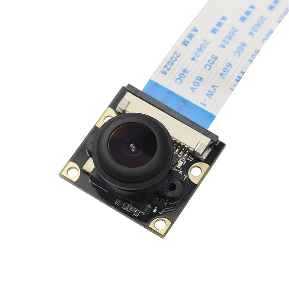 

1080p For Raspberry Pi Zero 3B 4B Pi0 W Camera Module 5MP Vision Wide-angle Fisheye Night Surveillance Lens Lens 160 N4E8