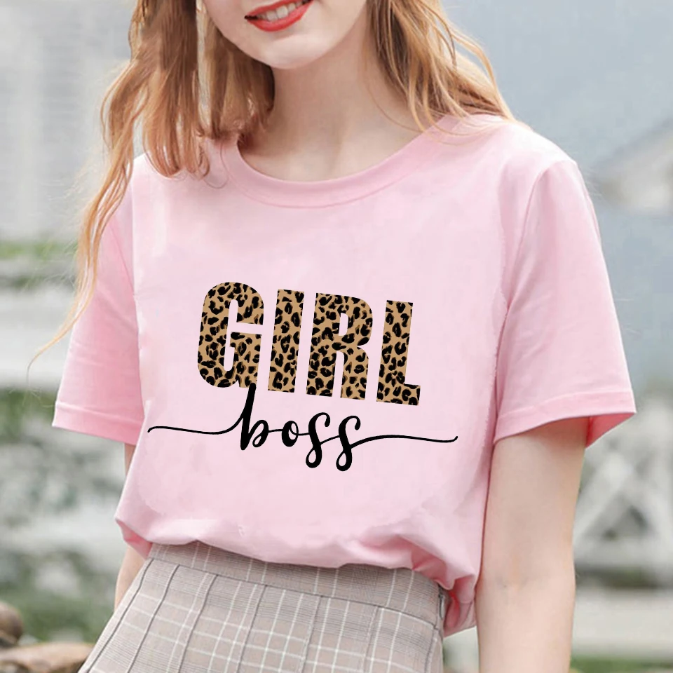 Женская футболка с принтом в стиле Харадзюку Повседневная Boss 90s Ulzzang|Футболки| |