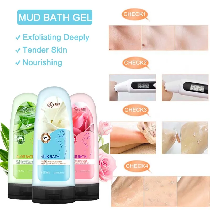 1 комплект 3 шт. отшелушивающая отбеливающая грязевая ванночка для удаления