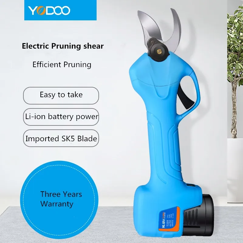 YODOO 21V Electric Pruning Shears Garden Tool Branches Tools Fruit Tree Bonsai Cutter | Инструменты
