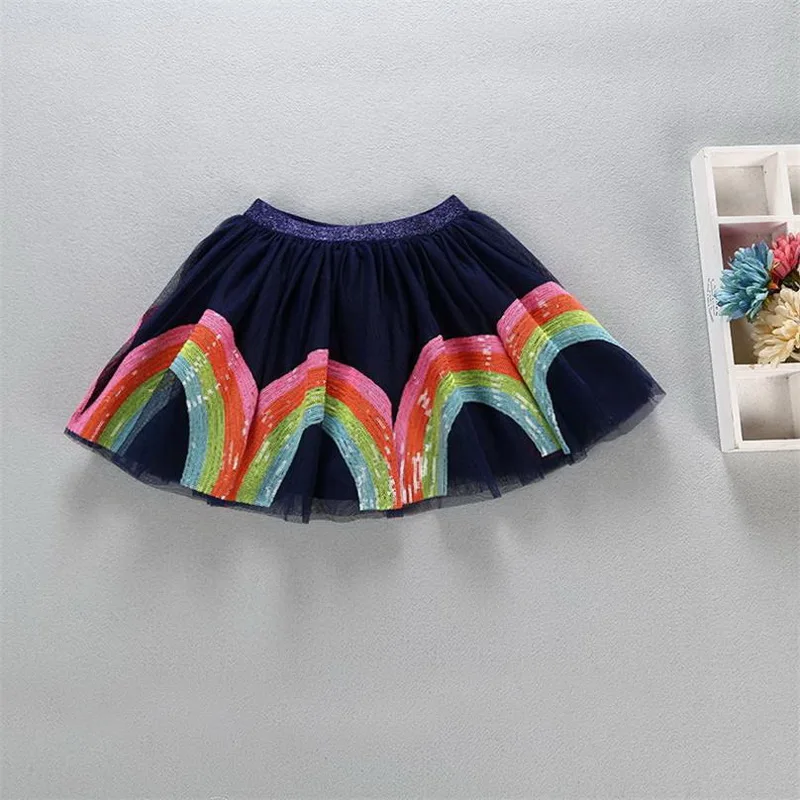 

Baby Girl Skirt Sequins Cartoon Unicorn Rabbit Strawberry Fashion Gauze Skirt Tutu Skirt Girl Children Clothes WN004