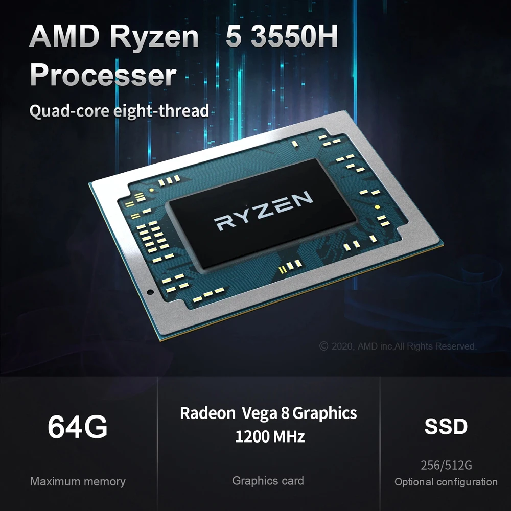 BEELINK GT R Мини ПК 3550H Процессор 0 + 0G/8 256G/16 512G Radeon Vega 8 графический процессор Bluetooth 4 2 Smart