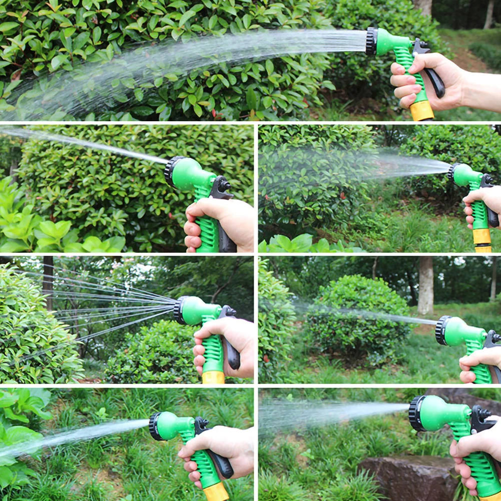 

Garden Water Spray Lawn Sprinkler Car Wash Water Gun Ajustable Hose Nozzles 7 Pattern High Pressure Power Washer