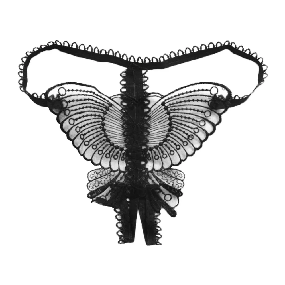 

Embroidery Women's Panties Sexy Lace Lingerie Low-Waist Brief See Through Sexy G-String Thongs Brief Women Underwear Pant