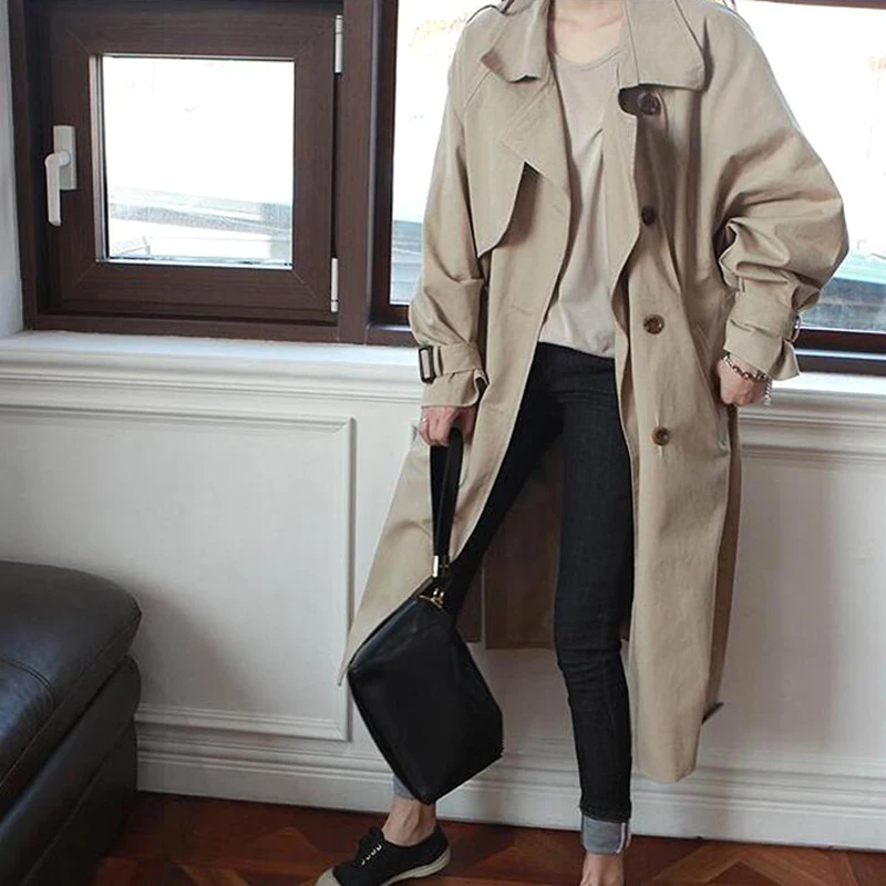 Весенне-осеннее пальто женская одежда 2020 Женский Тренч корейская ветровка для