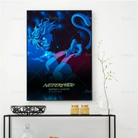 nordic abstract wall art canvas painting anime poster hunter x hunter prints modern modular pictures for living room home decor