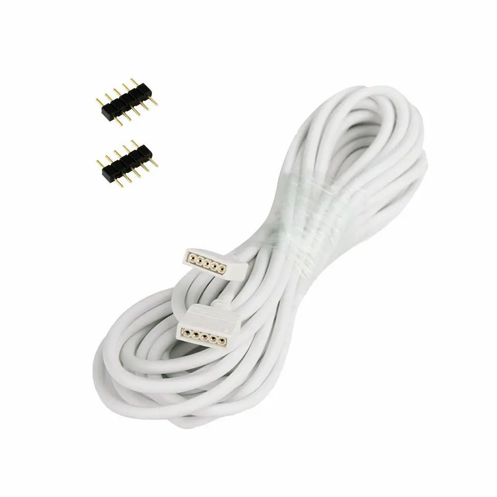 1 м 2 5 4 pin 5pin 6pin светодиодный разъем Удлинительный кабель провод с иглой для RGB RGBW