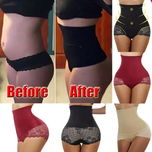 

Plus Size Sexy Women's Shaper Underwear Booty Lifter Ladies' Cotton Slim Control Body Shaper Waist Trainer Briefs Tummy Tucker