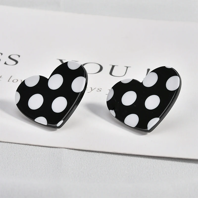 Волнистые точки управления Ретро Стильные квадратные круглые персиковые сердца