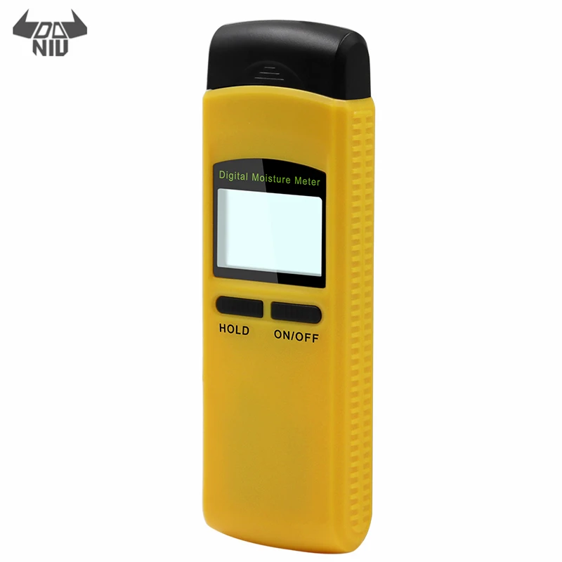 

DANIU 10~40% Digital Induction Wood Moisture Meter Tree Timber Moisture Content Tester Wood Thermometer Hygrometer LCD Backlight