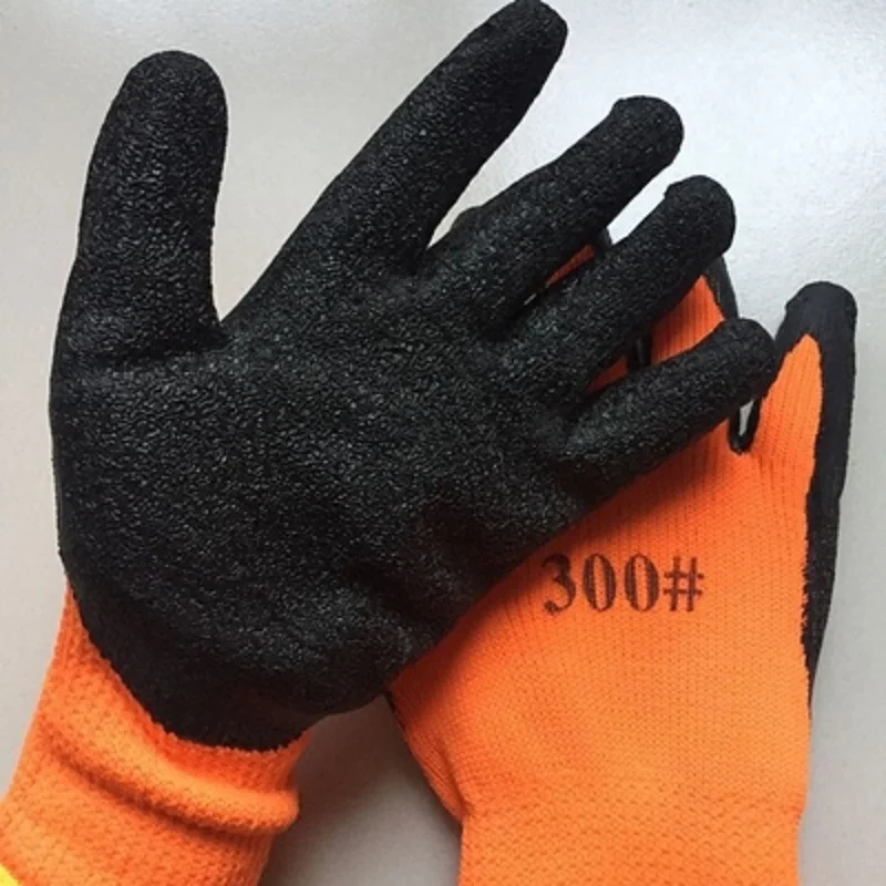 10 пар рабочих тепловых перчаток водонепроницаемое латексное покрытие