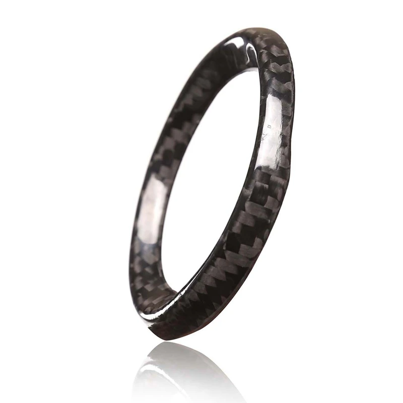 

Car Interior Dashboard Clock Cover Decoration Frame Real Carbon Fiber Modified Sticker for Maserati Ghibli 2014-2021