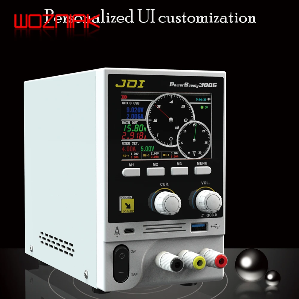 HR3006 30V 6A Intelligent Voltage Regulator Current Power With Fast USB Charging Port Phone Repair Tool Updated from HR1203 | Инструменты