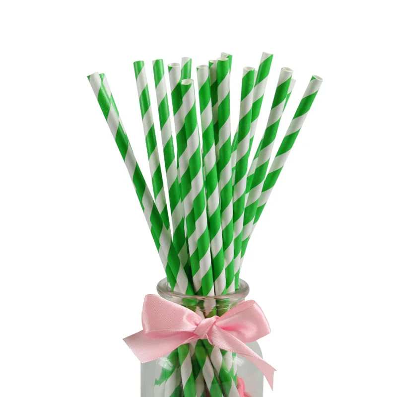 straw 25pcs 10 шт./компл. DIY Бумага чашки Свадебная вечеринка Пикник Посуда Набор одноразовых стаканчиков украшения душа ребенка Дети День рождения Пикник Красочные - Цвет: straw 25pcs