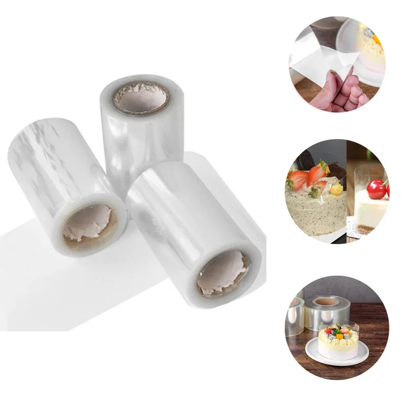 Прозрачный воротник для торта фотопленка кухни шоколада конфет выпечки объемная