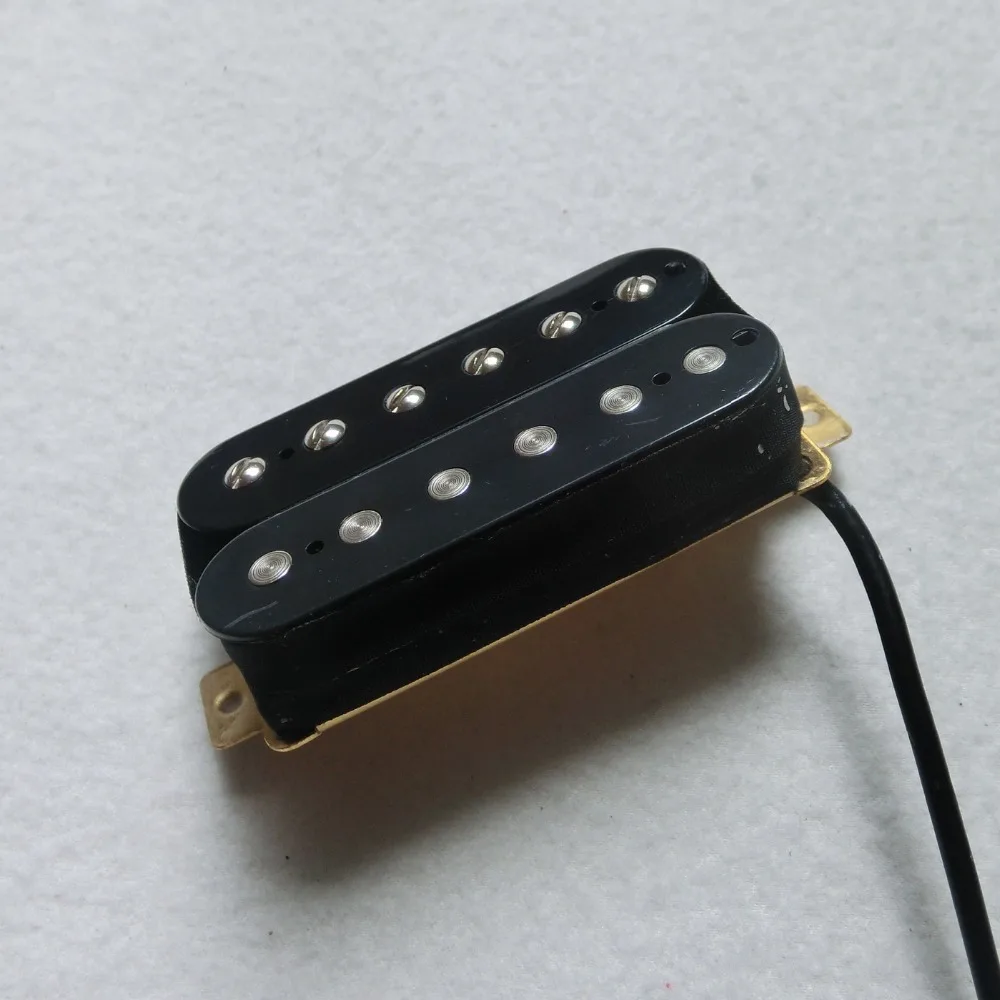 Alnico V 14K высокая Выходная черная гитара хамбакинг Звукосниматель в белом цвете с 4 выходным проводом