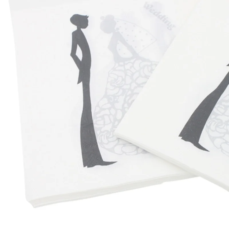 20 шт. бумажные салфетки для вечеринки жениха свадебный стол декупаж душ