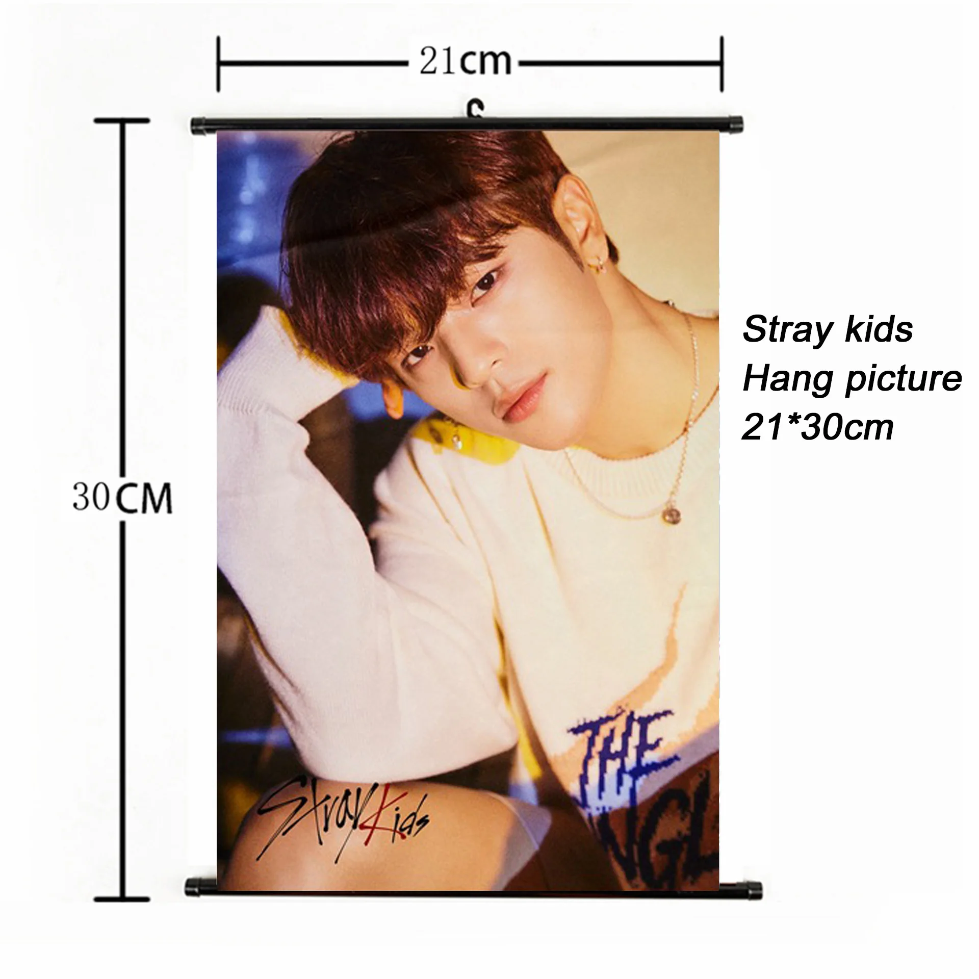 Модный Kpop Stray Kids Hang paintng 21*30 см постер stray kids signature желтая древесина альбом Фотокарта плакат вентиляторы коллекция