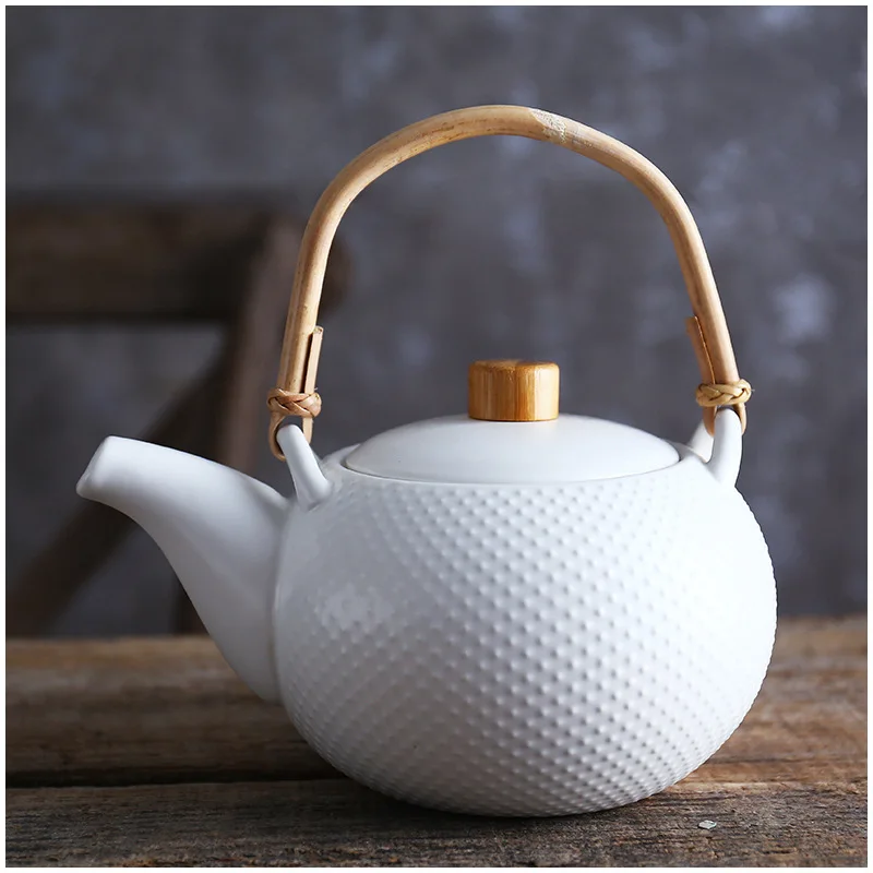 Домашний керамический чайный сервиз горшок из четырех чашек креативные чайные