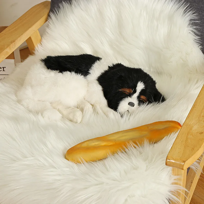 Кровать для больших собак одеяло кошек коврик теплый плюшевый из искусственного