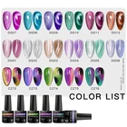 MEET ACROSS Spar Гель-лак для ногтей с эффектом кошачий глаз польский магнитный гель для ногтей 9D удаляемый замачиванием УФ светодиодный гель для дизайна ногтей Сияющие хамелеоновые Лаки