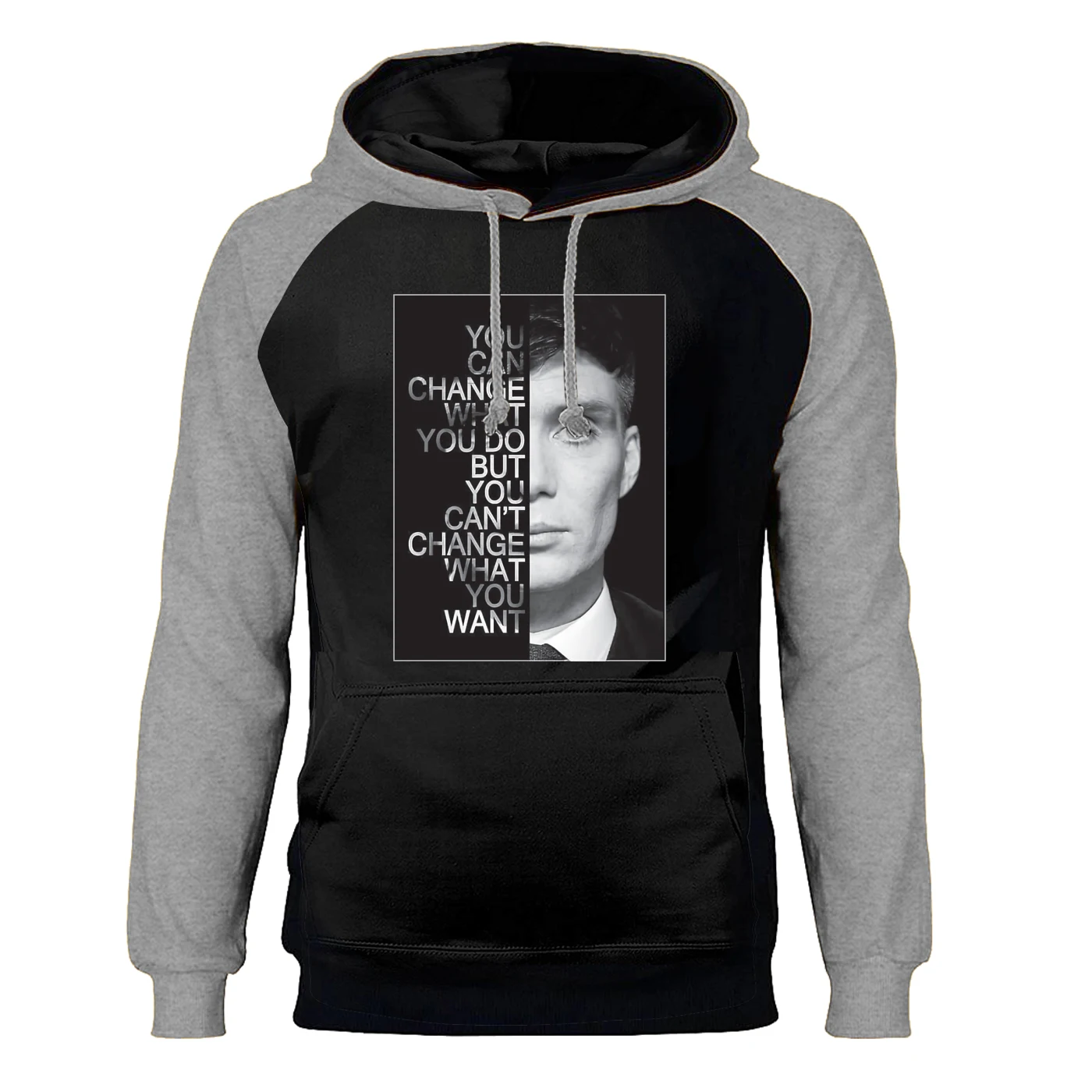 Gray Black 6 Peaky Blinder Peaky blinds толстовки для мужчин ТВ шоу реглан толстовки с капюшоном Толстовка Зимняя Флисовая теплая толстовка уличная одежда - Цвет: Gray Black 6