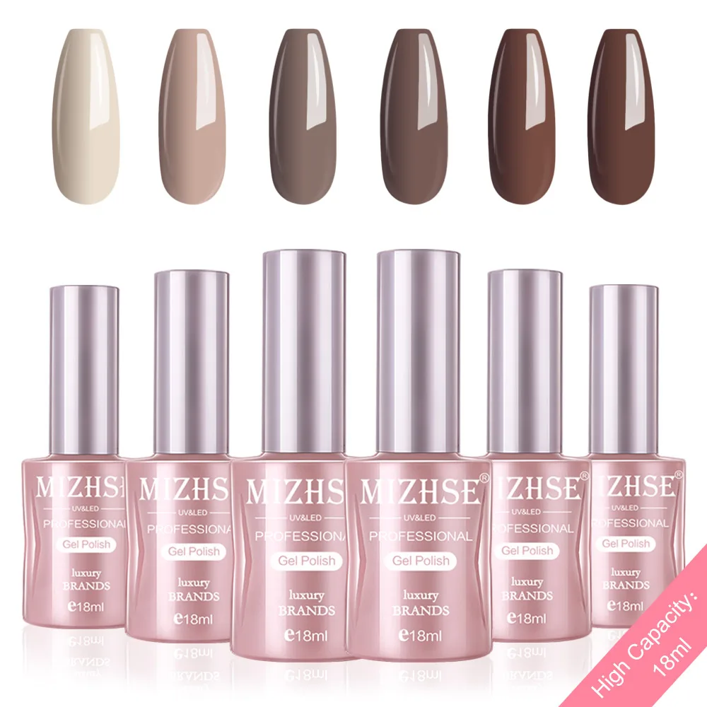P37 MIZHSE набор гель-лака UV Vernis Полупостоянный Гель-лак лаковое гелевое покрытие для ногтей Отмачивание Чистый Цвет Гель-лак Подарочная коробка салонные наконечники - Цвет: P37