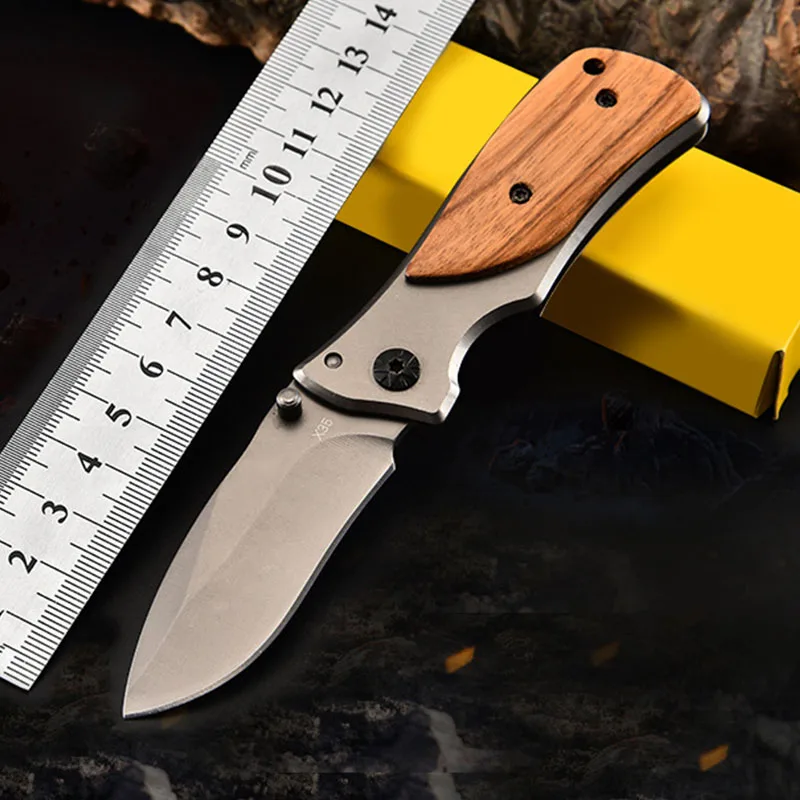

15.5CM-57HRC Outdoor Mini Folding Knife Camping Survival High Hardness Swiss Knife Multifunctional Outdoor Folding Knife