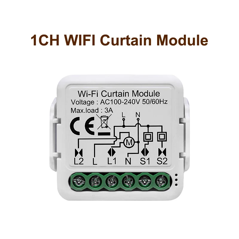 

GIRIER Tuya Smart Wi-Fi модуль штор 1/2 банды