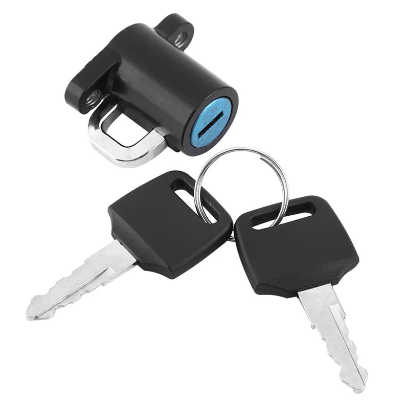 Универсальный мотоциклетный шлем замок вешалка крючок + 2 ключа Набор черный| |