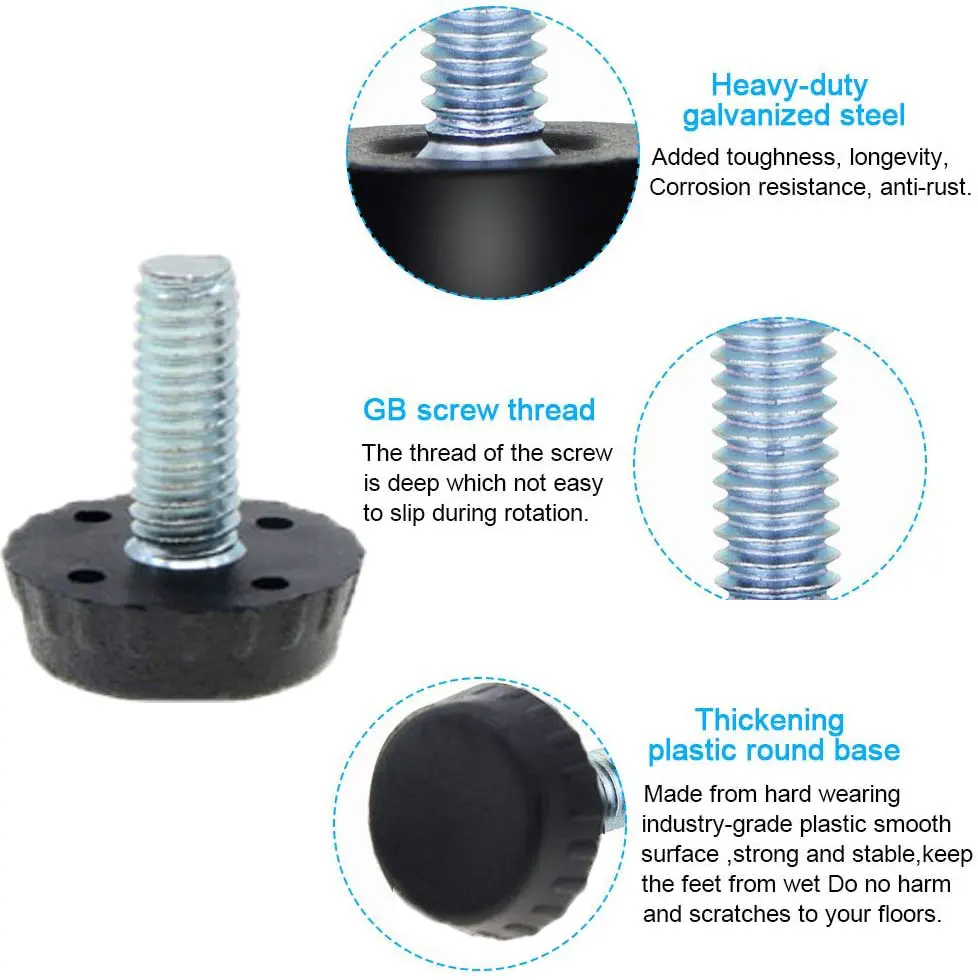 Регулируемая ножка стола Настольная мебель винты для выравнивания ног